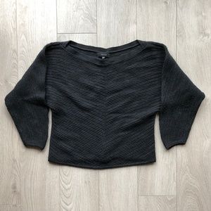Talula Aritzia Boxy Texture Longsleeve Sweater Top